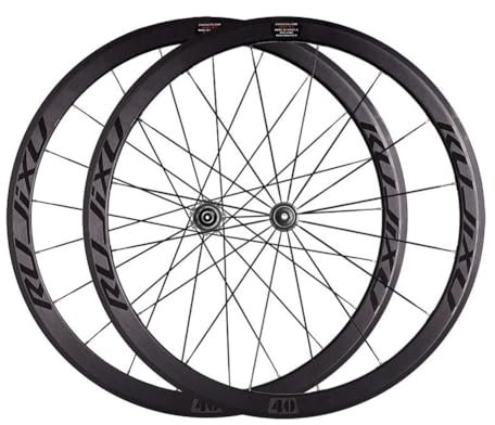 C/V/Felgenbremse 700C Rennrad-Radsatz Aluminiumfelge 40/50mm Schnellspanner Vorder- Und Hinterräder 20 Löcher 8/9/10/11-Gang-Kassette HG 36T Ratschen(40mm)