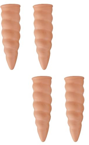 WNXGNHO Lot de 4 cônes d'arrosage automatique d'intérieur pour plantes Hydrospikes Systèmes d'irrigation des fleurs Arroseur rotatif en céramique