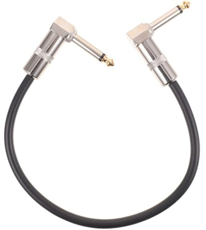 FUTUREORYY 2 Stück Flache Gitarren Pedalkabel Professionelles Patchkabel für Gitarre Bass Robuste Klinkenstecker für Effektgeräte und Audioverbindungen