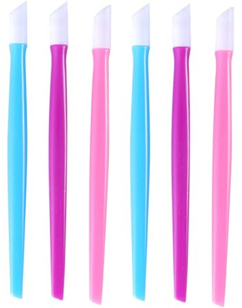 Gogogmee 30 pièces Bâtonnets de Manucure Plastique Pousse-cuticules Ergonomiques pour Peaux Mortes et Nettoyer Ongles Outils de Soin Réutilisables pour Usage Professionnel et Personnel