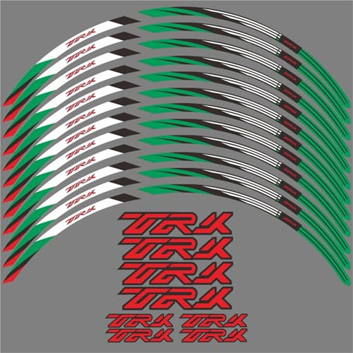 Nastro Adesivo Impermeabile Cerchi Moto Per Benelli TRK 702 Da 17 Pollici