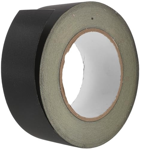 FONDOTIN Cinta Aislante Negra de Acetato 50Mm X 30Y Resistente al Calor para Cables Eléctricos Automotrices Cinta Adhesiva Aislante de Alta Temperatura para Protección y Reparación de