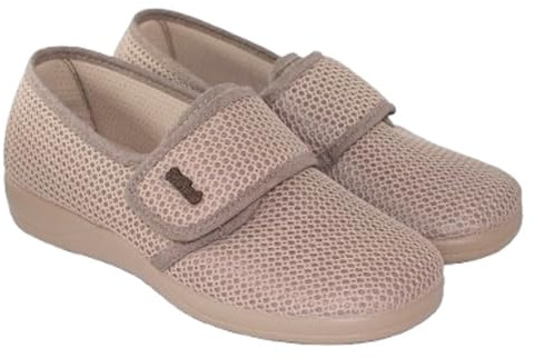 DeValverde 1160 Zapatillas Mujer Zapatilla Confort Transpirable de Rejilla Suela Antideslizante de Caucho Natural Fabricadas en España