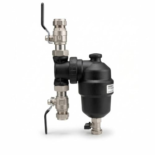 LavaTap - Fernox TF1 Complete System Filter 22mm Magnetic Filter Boiler Filter Central Heating Filter Inline Heating System Filter Magnetic Boiler Filter