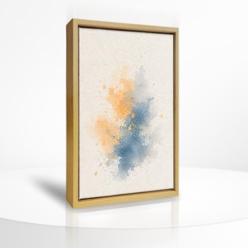 DynamiX Leinwand mit Rahmen 20 × 30 cm – DIY Malset, sofort aufhängbar, für Acryl & Aquarell, stilvolle Wanddekoration & Geschenkidee (Nordic Holz)