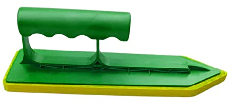 Whtkoph Frattazzo con Spugna Frattazzo per Caulk Frattazzo per Piastrelle Frattazzo per Stucco Progettato con Manico Ergonomico in Plastica Robusto E