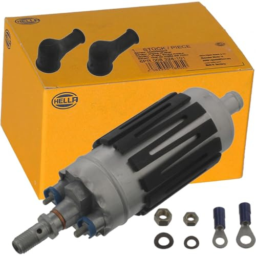 HELLA 8TF 358 146-191 Bränslepump - elektrisk - med monteringstillbehör - kopplad