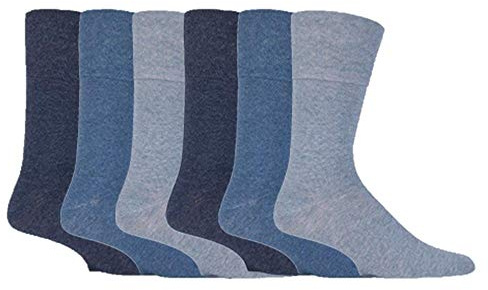 6 pares de calcetines para hombre con agarre suave para diabéticos, 6 – 11 Reino Unido 39 – 45 EUR ver variaciones