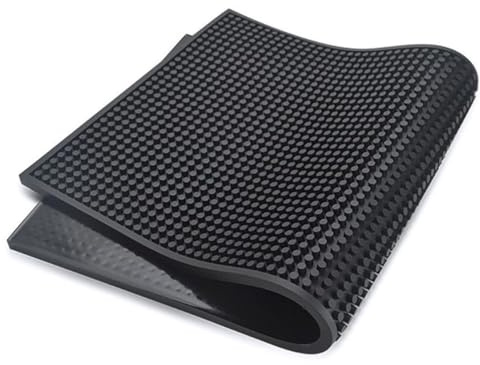 Rutschfeste Barmatte, 1 Cm Dick, Gummi, Verhindert Verschütten, Glas, Abtropfschale, Unterlage For Die Zubereitung Von Bier, Getränken Und Kaffee (Size : 60x30cm)