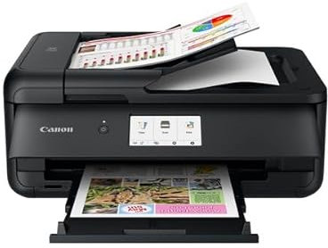 Canon PIXMA TS9550a Wireless A3 Colour All-in-One Inkjet Photo Printer - A3 Print, Copy, Scan - ADF, Touchscreen - Wi-Fi, Ethernet, Cloud Link Connectivity - Multi-Media Support - Home Printer