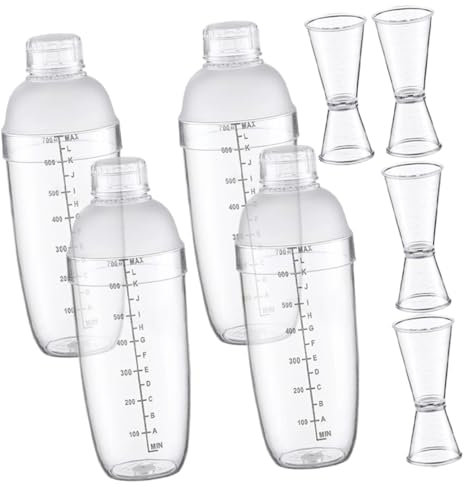 FUNOMOCYA Set Di Shaker Per Cocktail Misurino E Tazza Per Mescolare Bevande Fredde Freddo Facile Da Usare Pulire