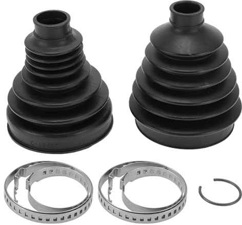 Hihaha No.LR034533 CV Joint Boot Kit W/Clamp for Land Rover Range Rover 13-15 for Land Rover Range Rover Sport Inner Outer Constant Velocity Joint Boot 1Set