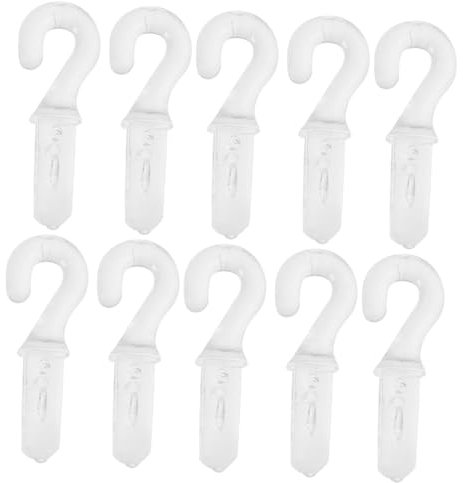 Cabilock 10stücke Jalousiehaken Für Vertikaljalousien Ersatz Für Jalousienstangen Wand Connector Ersatzteile Für Kippjalousien Hakenverbinder Für Jalousienstäbe