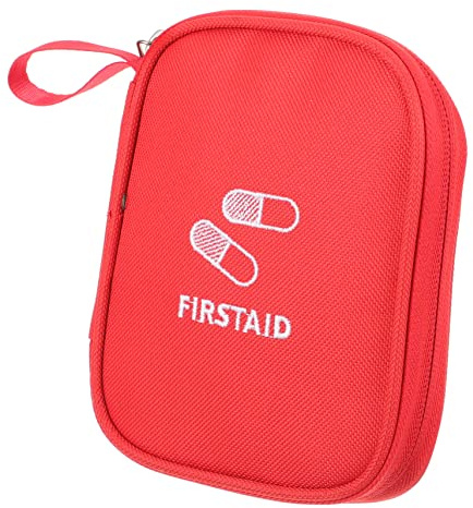 Ipetboom Erste Hilfe Tasche Tragbar aus Oxford Gewebe 14x11x3cm für Camping und Büro mit Wasserdichtem Material und Kleinem Volumen
