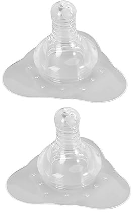 iplusmile Protezione per Capezzoli in Silicone Scudo per Allattamento Confortevole e Aderente Copri Capezzolo Flessibile e Sicuro 2 Pezzi per Allattamento al Seno per Neomamme