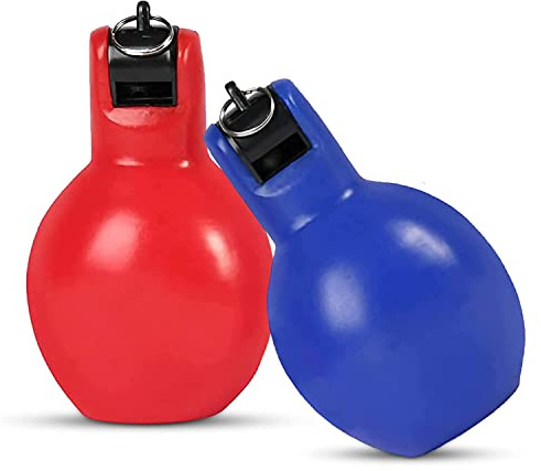 Lamsimoy 2 Pcs Whistle Loud Emergency Referee Whistle Hand Whistle for Referees,Sports Teachers,Dog Trainers,Trainer Accessories