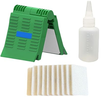 BULAIDAI Fiber Optics Clip Set Includes Alcohols Bottle and 10 Replaceable Cleaning Pad Fiber Optics Alcohols Wipe Kits