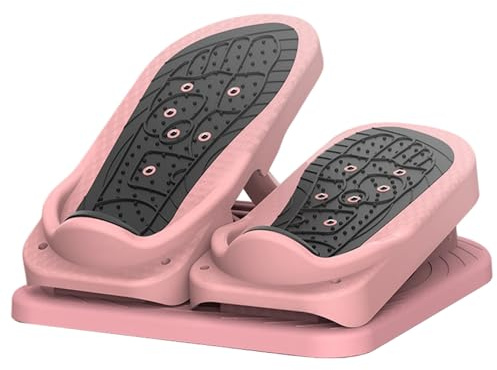 Mini Steppers para hacer ejercicio en casa, Stepper ajustable debajo del escritorio con 3 niveles, ejercitador de pedal antideslizante mientras está sentado para personas mayores y ejercitador de pi