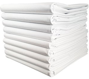 TM Maxx Tischtuch Betttuch Bettlaken Haushaltstuch Sommerdecke Laken in Hotelqualität ⁕ 150g/m² (2) ⁕ 5 Größen ⁕ gesäumt an 2 Seiten ⁕ 100% Baumwolle ⁕ ohne Gummizug (200x220 cm)