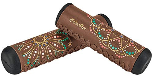 Electra Lenkergriffe Mandala Beach to City, 102 mm / 125 mm, Mandala - Braun, 55110