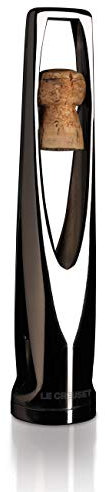 Le Creuset Cavatappi Champagne SW-105, Stappatura di Bottiglie di Spumante, Metallo, Nero (Nickel), 59139016000664