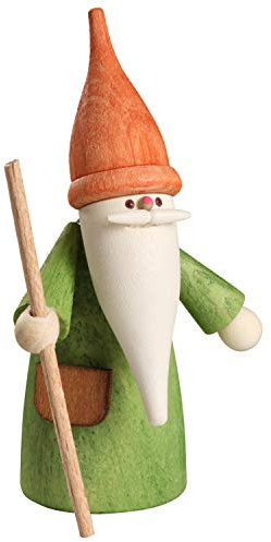Seiffener Volkskunst | Miniaturen Figuren Miniaturfiguren | Weihnachten Dekoration aus dem Erzgebirge | Original erzgebirgische Holzkunst | Schäferwichtel 7 cm