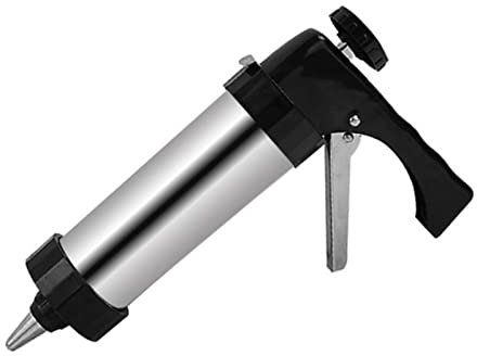 CEIEVER Presse à Biscuits en Acier Inoxydable - Pochoirs - Seringue à garnir - Kit de pâtisserie - Presse à Biscuits - Presse à Biscuits - Accessoires de pâtisserie DIY - pour Cuisine, Biscuits