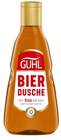 Guhl Bier-Shampoo - Intensiv Kräftigung mit Früh Kölsch - Inhalt: 250 ml - Kräftigt und stärkt das Haar fühlbar