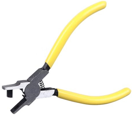 Fafeicy Watch Strap Square Hole Punch Pliers Tool, Leather Hole Punch Plier Watch Belt Leather Hole Puncher Plier for Thin Belts