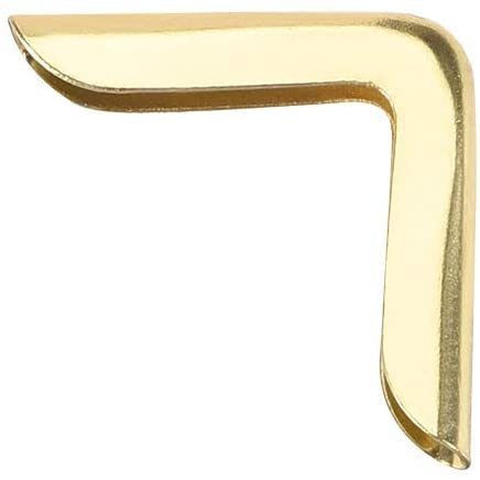 XYWHPGV Proteggi angoli per libri in metallo Protezione per bordi 15 x 15 x 3 mm color oro 100 pezzi(4f91a fd956 37983 fe81c 5ee17 ae969