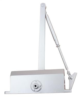 AshiLd Türschließer, 80–110 kg, Brandschutztür, robuste, automatische Aluminium-Türschließer, geschwindigkeitsverstellbare Feder, stummgeschaltetes Schließen