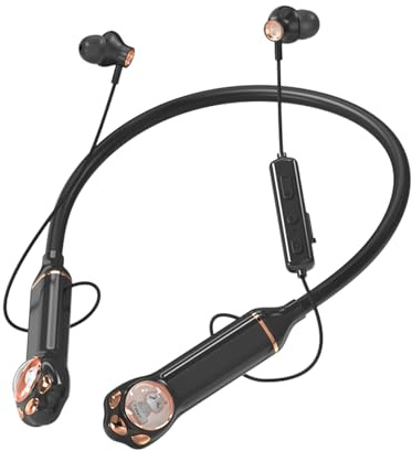 Xmenha Bluetooth Kopfhörer Kinder in Ear Kabellos mit Nackenbügel für Schule Jungen Mädchen Kinderkopfhörer Wireless Earbuds Headphones Drahtlos Ohrhörer mit Kabel für iPad Kindle Handy Tablet Reisen