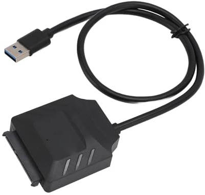 Yanmis Adaptador de Disco Duro, Disco Duro, USB 3.0, 6 Gbps, Cable Convertidor de Disco Duro Externo para Disco Duro Universal de 2,5 Pulgadas, 3,5 Pulgadas, HDD