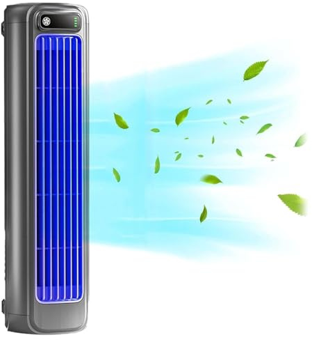 Outfany Cooling Ace, Libiyi Cooling Ace, Relaxix Cooling Ace Klimagerät, Shirem Cooling Ace, Mobiles Klimagerät mit 3 Geschwindigkeit, 3D Umwälzung Wind Luftkühler Klimaanlage für Haus Büro (Grau)