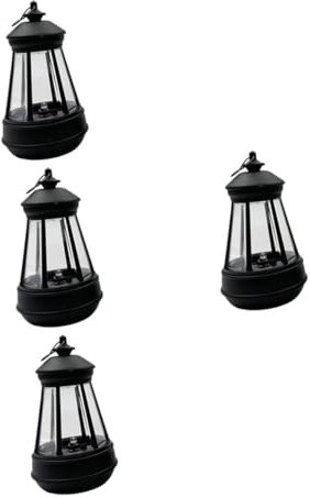 SUPVOX 4pcs Solar Outdoor Lights Decorative Garden Lantern Solar Lantern Driveway Lights Outdoor Decorative Landscape Lamp