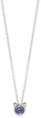 PERIMADE Collana con ciondolo con foto commemorativa personalizzata con immagine di gatto, testo personalizzato e amore in 100 lingue CZ Kitty Memory Charm collana regalo di compleanno per San