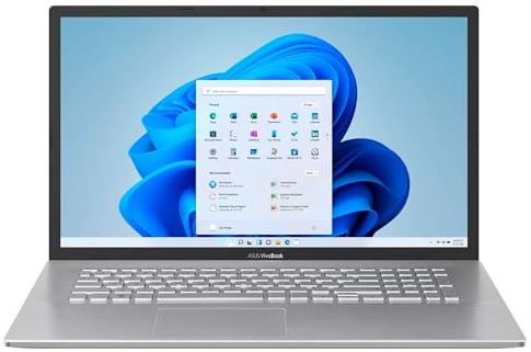 ASUS Vivobook AI-Powered Laptop | 17.3 HD+ LED Display Computer| 20GB RAM | 512GB SSD | AMD Ryzen 7 CPU | Webcam| Copilot Ready | Windows 11 |Wi-Fi | Long Battery Life| AMD Radeon Vega 10|Fast Charge