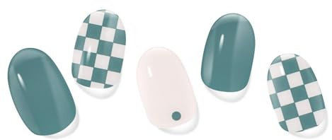 Nagelfolie UV Härtend - 28 Stück Nagelaufkleber Gitter Nagelfolien Selbstklebend Gel Nail Strips für UV Lamp Lang Anhaltende Nagellackstreifen Gel-Nagelaufkleber Art Stickers