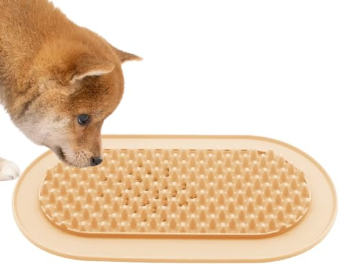 Alfombra De Lamiendo De Silicona - Silicona Animal - Cojín De Lamido De Silicona, Alfombra De Lamiendo Para Perros | Alfombrillas Para Mascotas, Cuencos Anti-coxculem