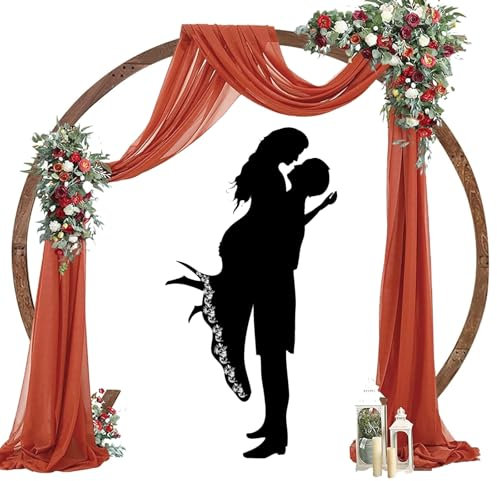Arche en Bois Arche Ronde Arche Romantique Décoration de Mariage en extérieur Arche de Mariage Arche de Jardin for cérémonie Fond for Anniversair