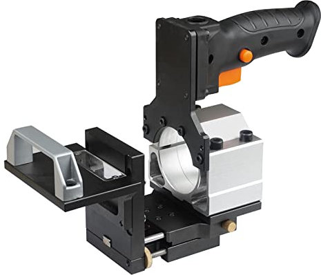 Fresatrice per legno 2-in-1 Supporto for macchina da taglio for legno regolabile for scanalatura Supporto for trimmer elettrico for macchina da taglio da 65 mm(A)