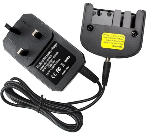 For Black & Decker 9.6V 12V 14.4V 18V Battery Charger - Compatible with Ni-CD & Ni-MH Batteries
