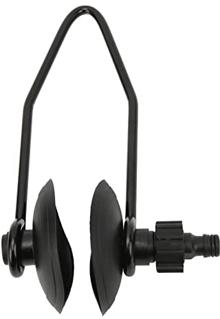 Cerlyiont Boat Motor Flusher, Boat Motor Muffs, Outboard Motors Muffs, Outboard Engine Flush Marine Use Kit, Single Tube Round Head, for Marine Boats, Yachts Flushing