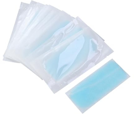 DINHEAROM 10 pezzi Patch Raffreddanti per Fronte Adesivi Gel Rinfrescanti Estivi Rapido Denti Sonnolenza e Affaticamento Effetto Fresco Duraturo per Insolazione