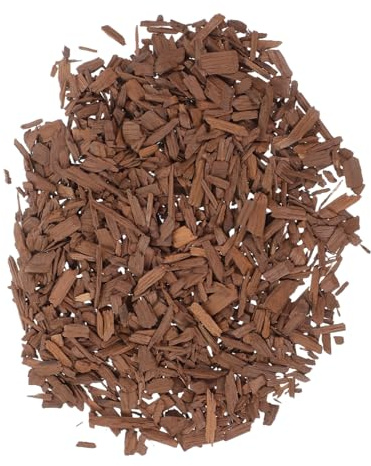 IMIKEYA Chips de Roble Francés para Envejecimiento de Whisky y Elaboración Casera de Vino Virutas de Tostada Ligera para Mejorar Aroma y Sabor para Ahumar Barbacoa y Vino Artesanal