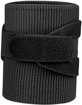 KiBcsLic Handgelenkbandage, tragbare Ausrüstung, Schutz, Kompressions-Handgelenkbandage für Training, Sport, Gewichtheben, Büro, Schwarz