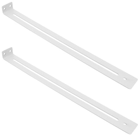 HOLIDYOYO Soporte para Correderas de Cajón de Cocina Kit de Reparación 2 Piezas de Acero Accesorios para Montaje y Fijación de Rieles en Muebles Adecuado para Cajones MDF y