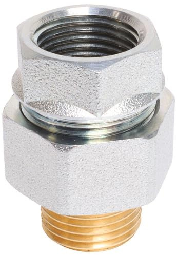 SOMATHERM FOR YOU - Raccord Isolant Diélectrique F15/21(1/2'') - M15/21(1/2'') - Protège Contre Courants Vagabonds - Température Maxi 90°C - Pression Maxi 10 Bars - Gris | Protégez votre installation de la corrosion grâce à ce raccord isolant diélectrique démontable en laiton.
