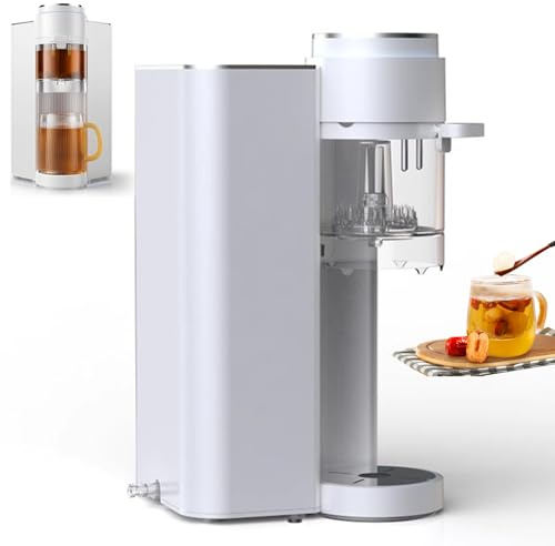 Distributeur d'eau chaude instantanée – Machine à thé automatique avec 5 réglages de température (25 °C à 100 °C), s'arrête lorsqu'elle est pleine, distributeur d'eau chaude et froide pour la maison
