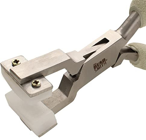 The Beadsmith Nylon Jaw Bracelet Bending Pliers, 6.25 inches (159mm), Comfort Grip Handle with Double-leaf Spring